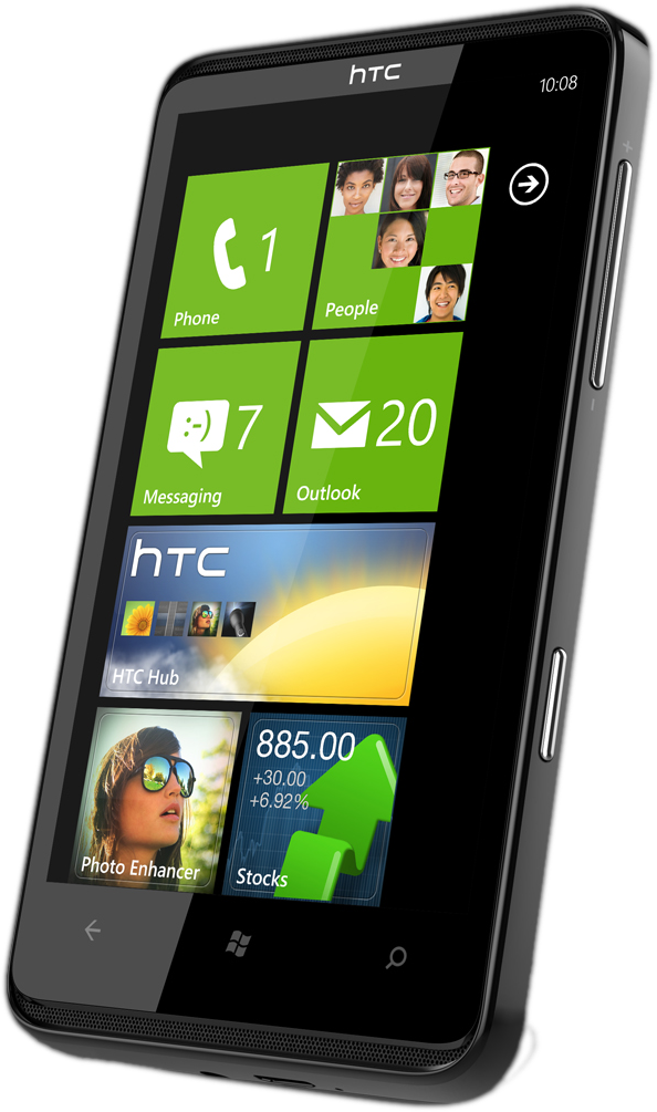 Cliquer sur l'image pour voir des infos sur l'appareil : HTC HD7