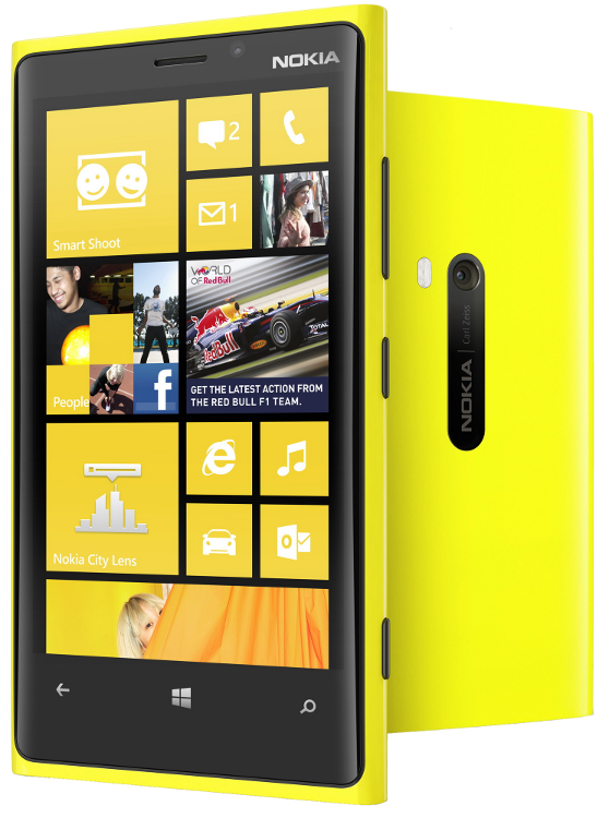 Cliquer sur l'image pour voir des infos sur l'appareil : Nokia Lumia 920