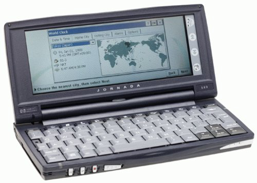 Cliquer sur l'image pour voir des infos sur l'appareil : HP Jornada 820