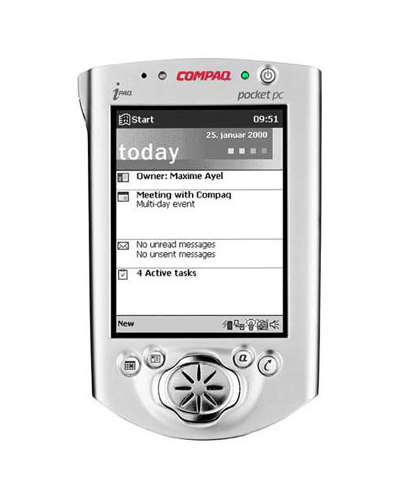 Cliquer sur l'image pour voir des infos sur l'appareil : Compaq iPAQ H3100