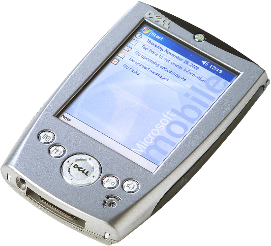 Cliquer sur l'image pour voir des infos sur l'appareil : Dell Axim X5