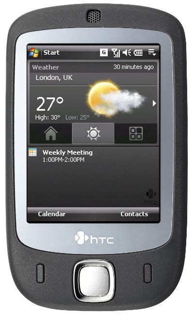 Cliquer sur l'image pour voir des infos sur l'appareil : HTC Touch